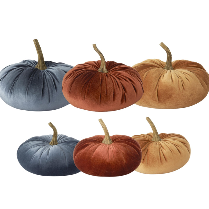 Velvet Stuffed Pumpkin