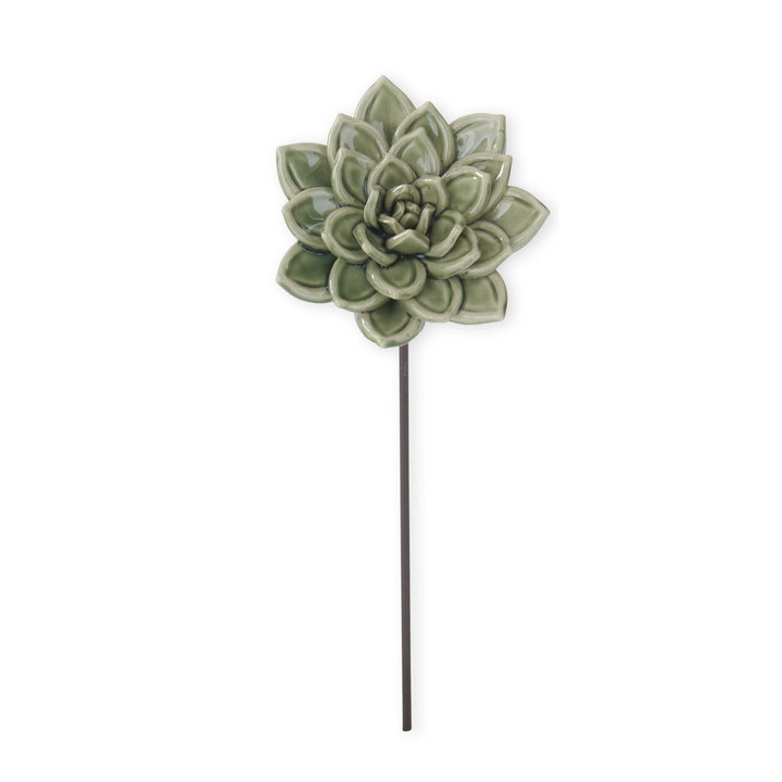 Green Resin Flower Picks