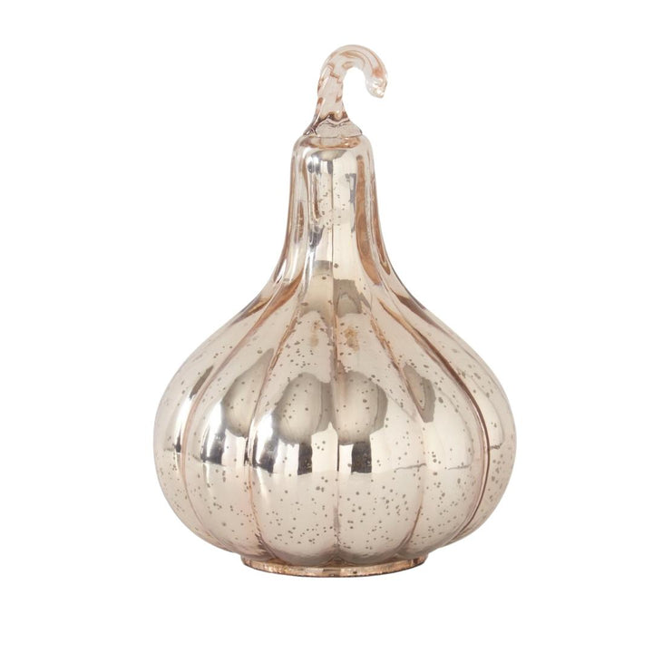 Rose Gold Mercury Glass Gourds