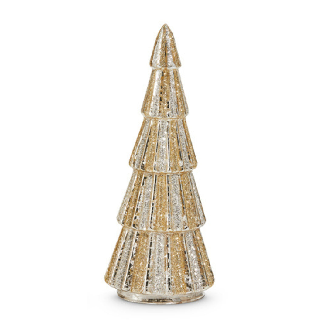Silver and Gold Glitter Tree