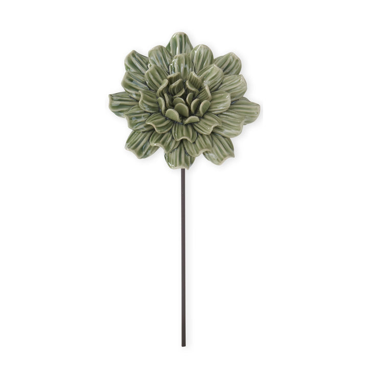Green Resin Flower Picks