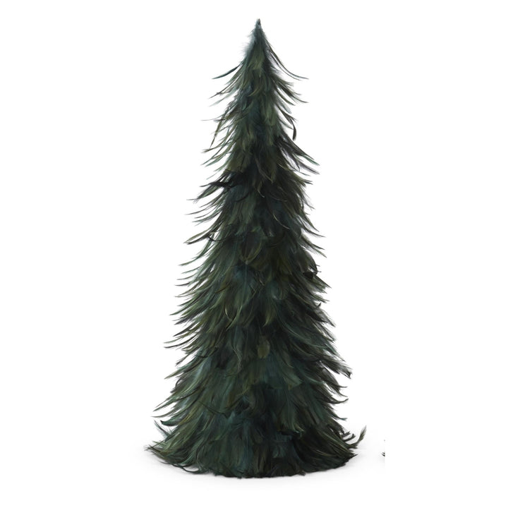 Wispy Green Feather Trees