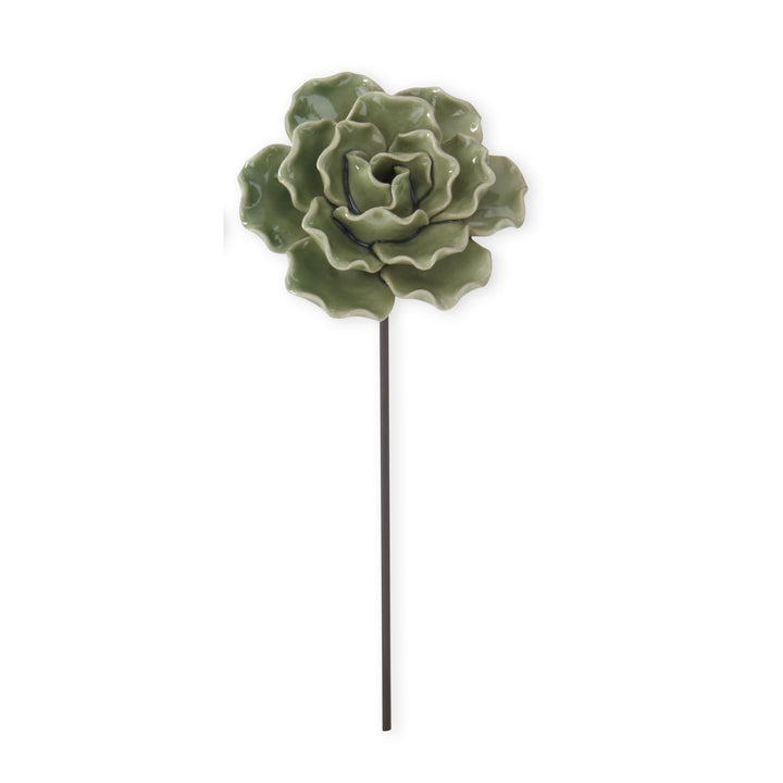 Green Resin Flower Picks