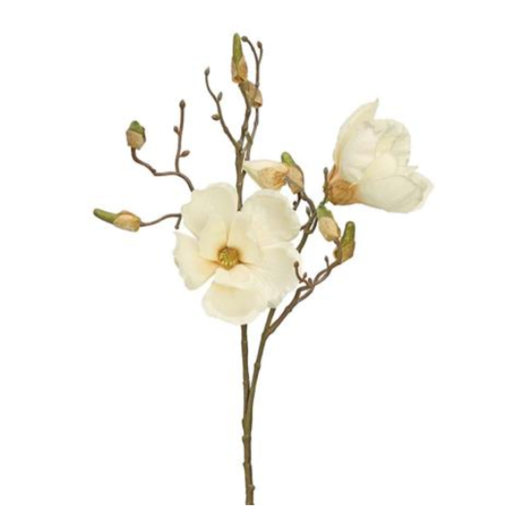 Ivory Magnolia Bloom Spray