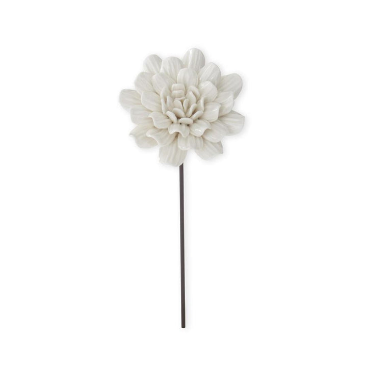 White Resin Flower Picks