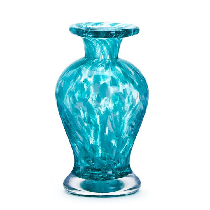 Blue Swirl Glass Bottles