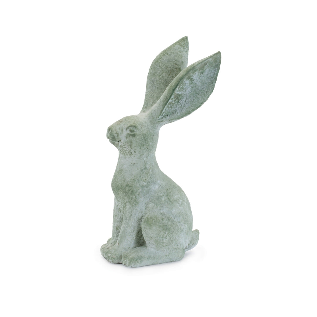 Green Stonewash Rabbit Figurines