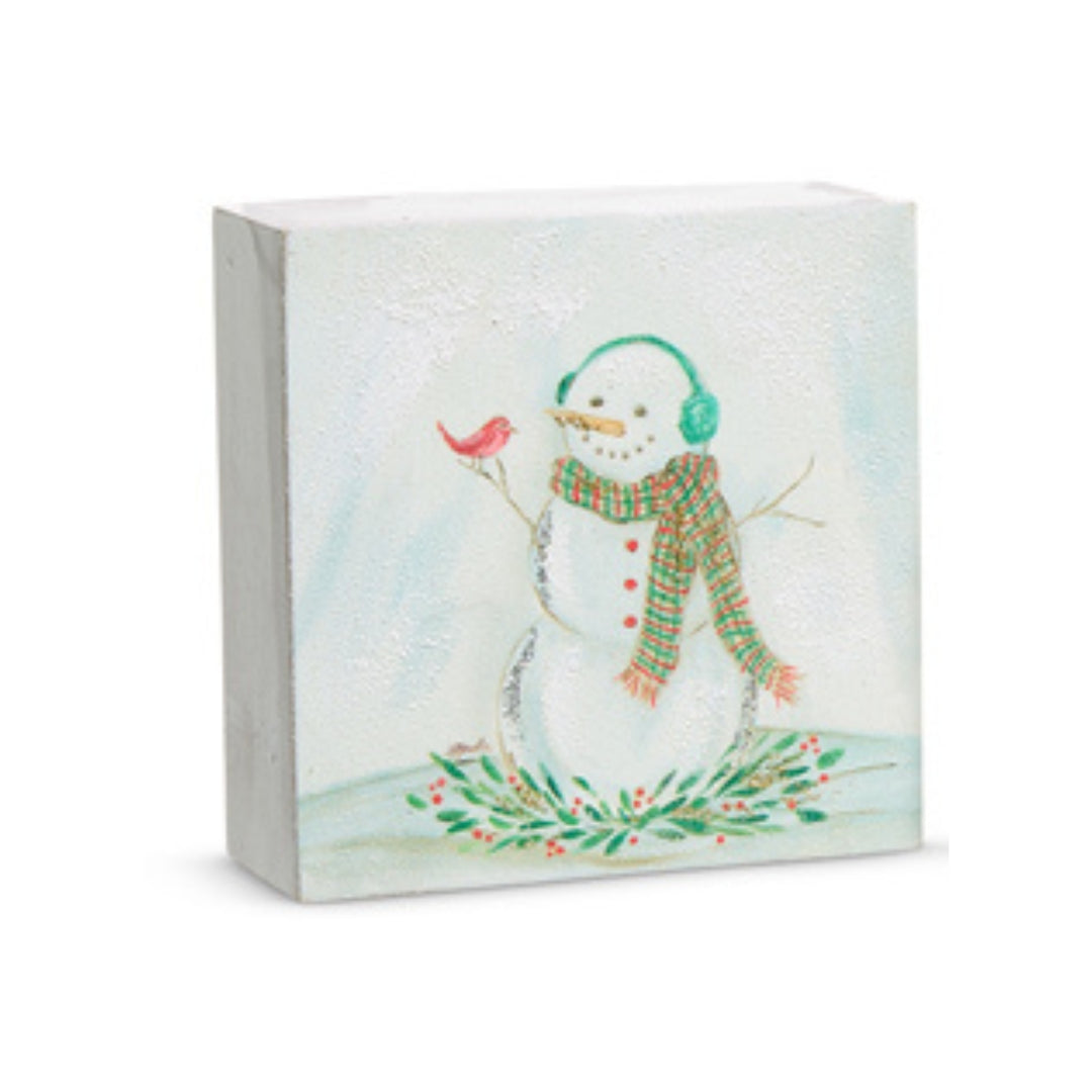 Sketched Snowman Block