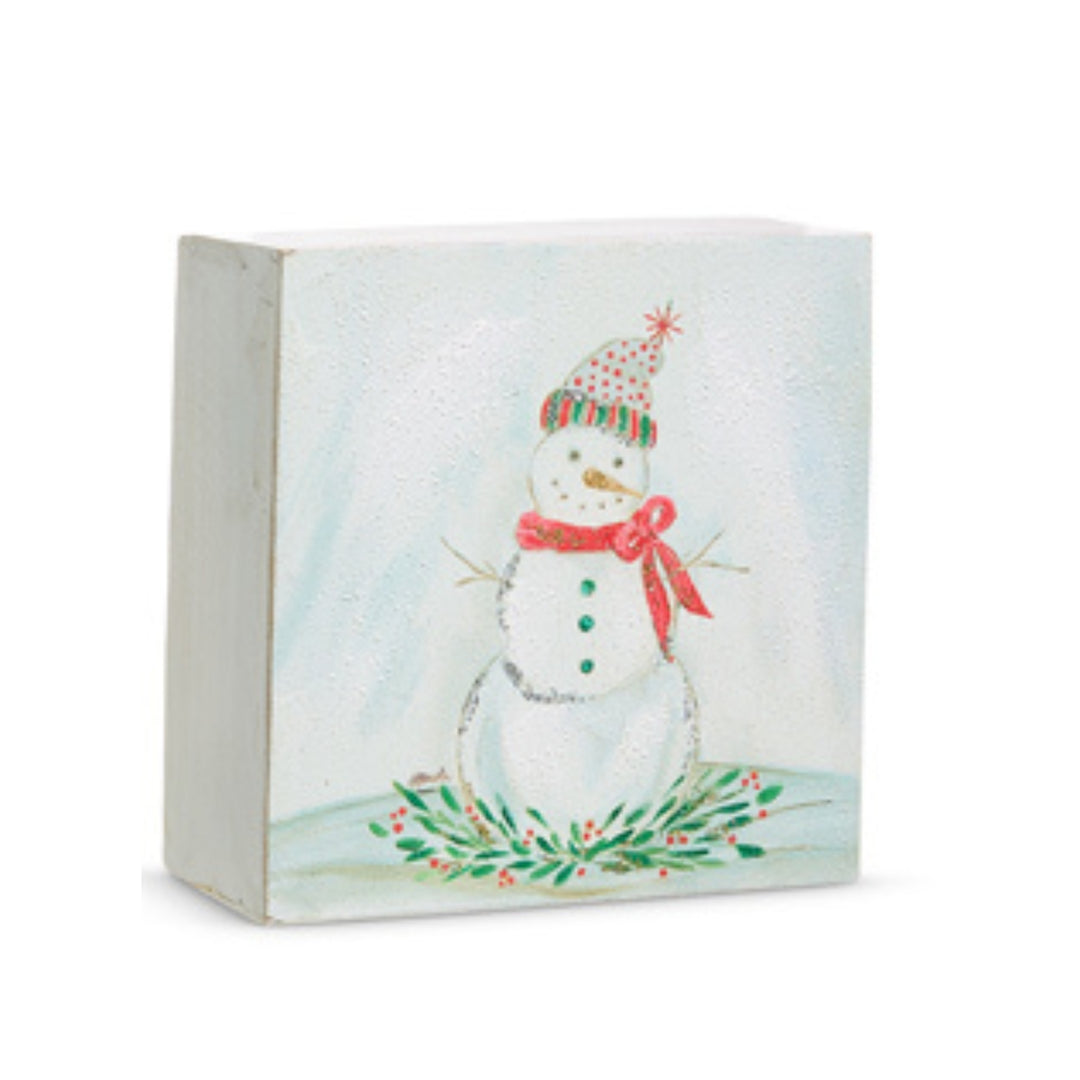 Sketched Snowman Block