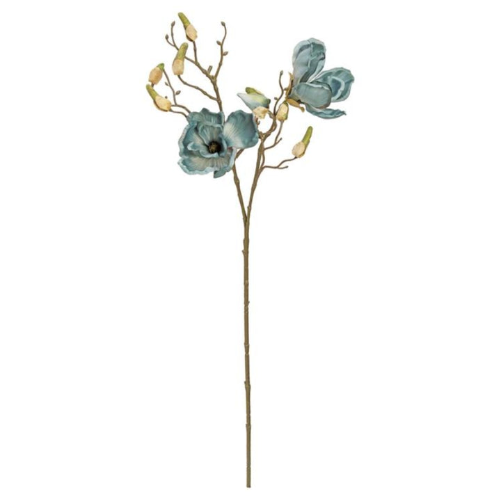 Slate Blue Magnolia Spray