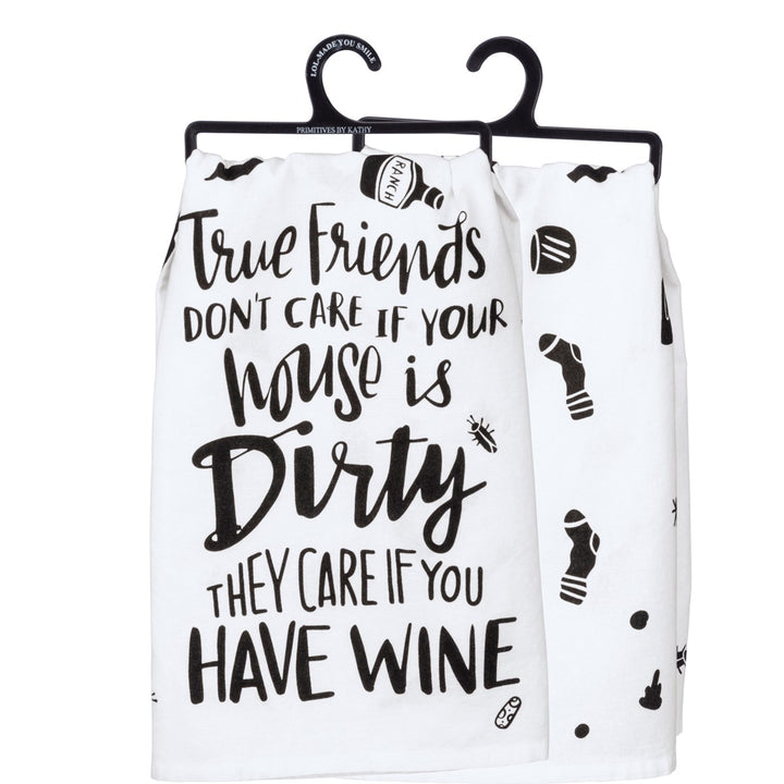 They Care If You Have Wine Dish Towel