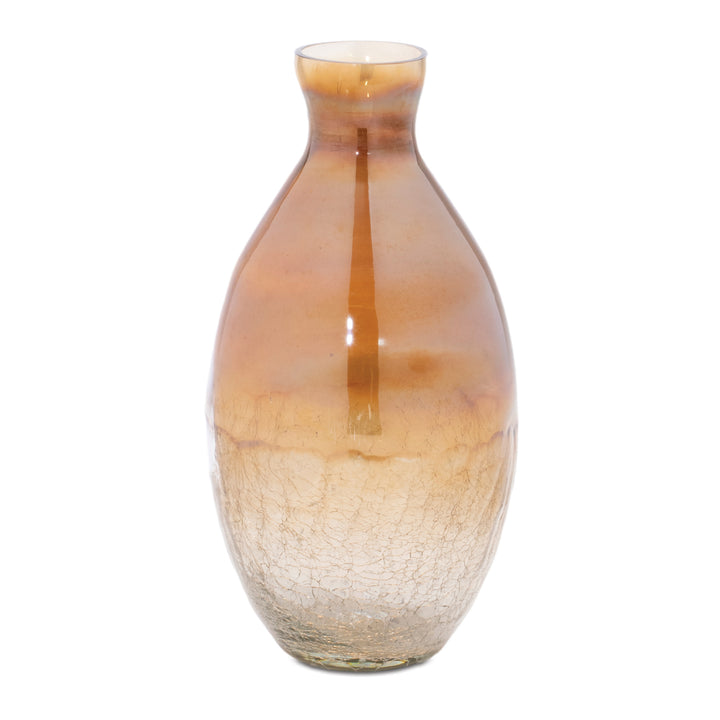Amber Ombré Glass Vases