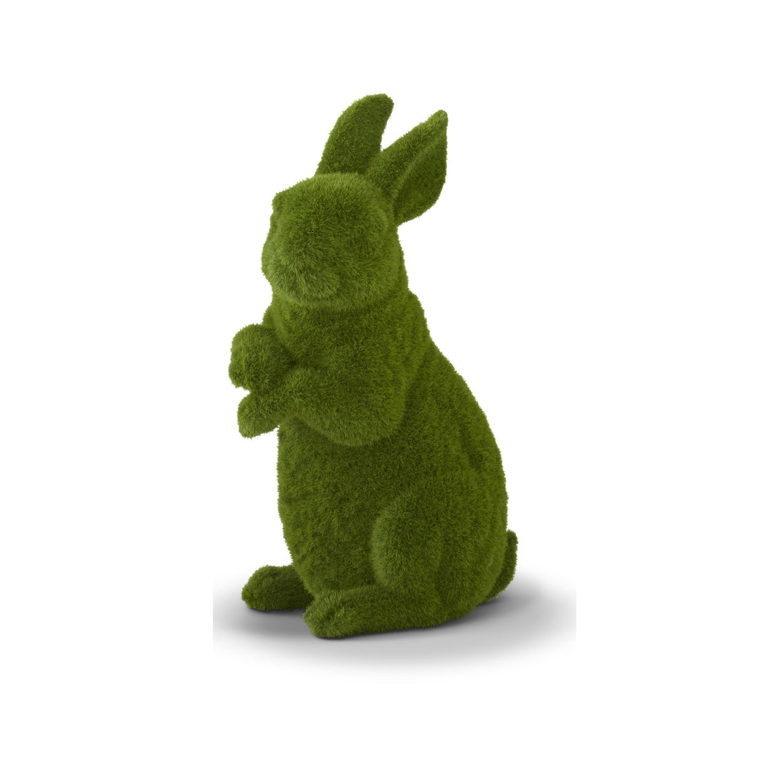 Green Flocked Mossy Rabbits