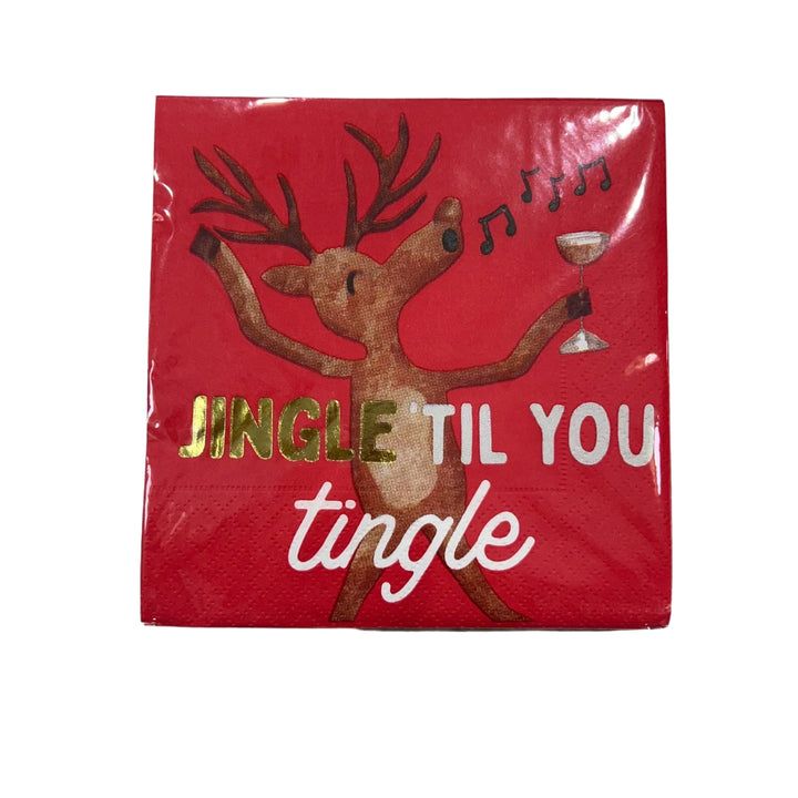 Holiday Bar Napkin Sets