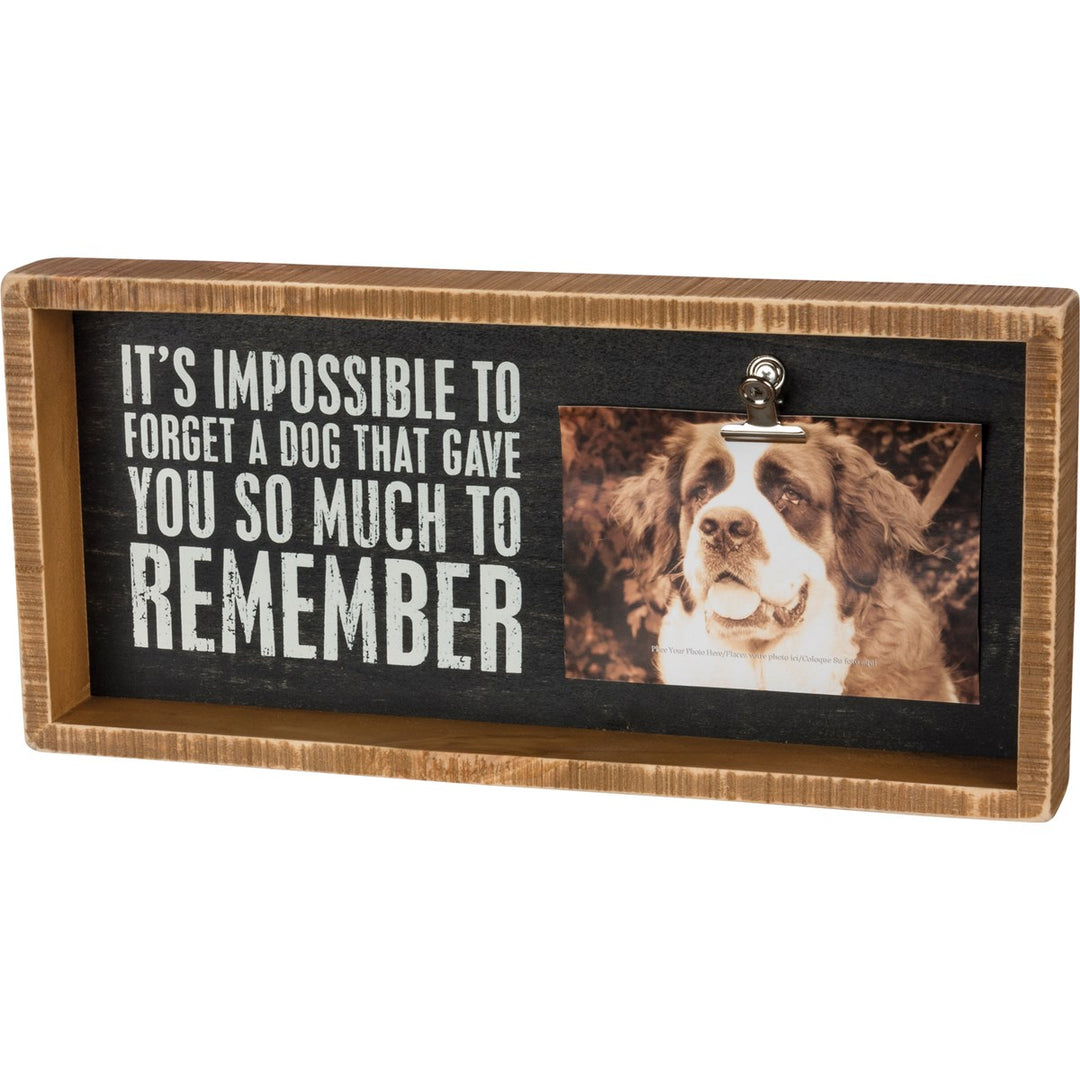 Impossible to Forget Inset Box Frame