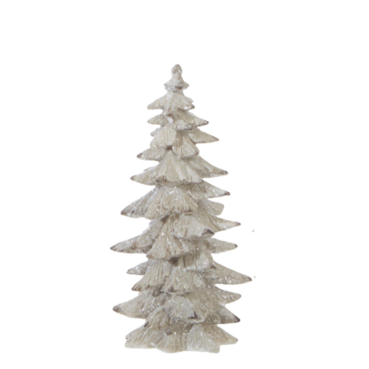 White Glittered Trees