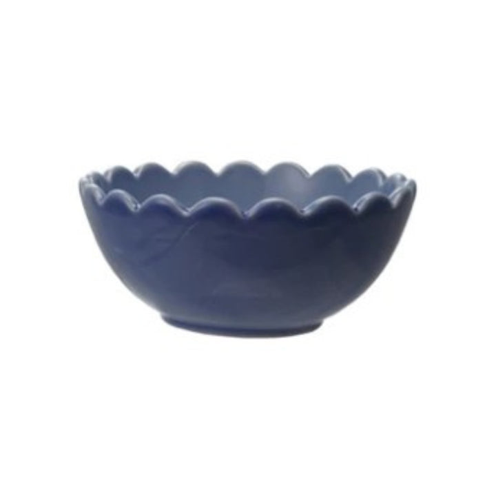 Stoneware Scalloped Bowls