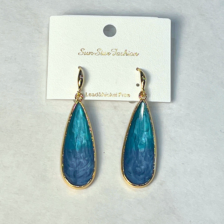 Ombre Teardrop Earrings