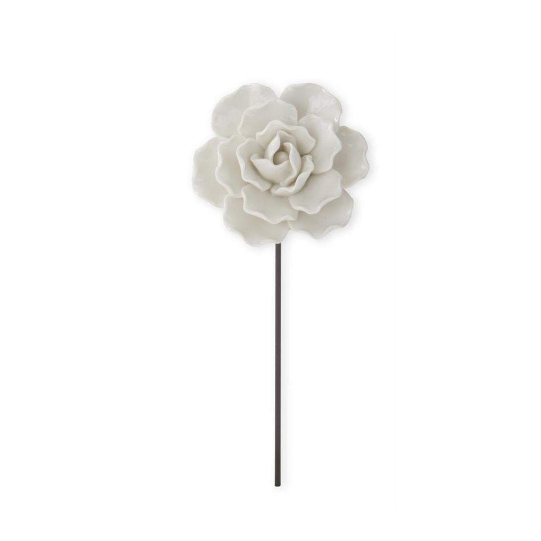 White Resin Flower Picks