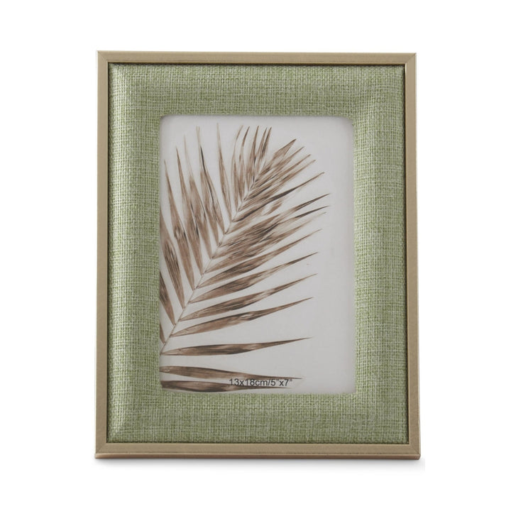 Light Green Woven Linen Picture Frames
