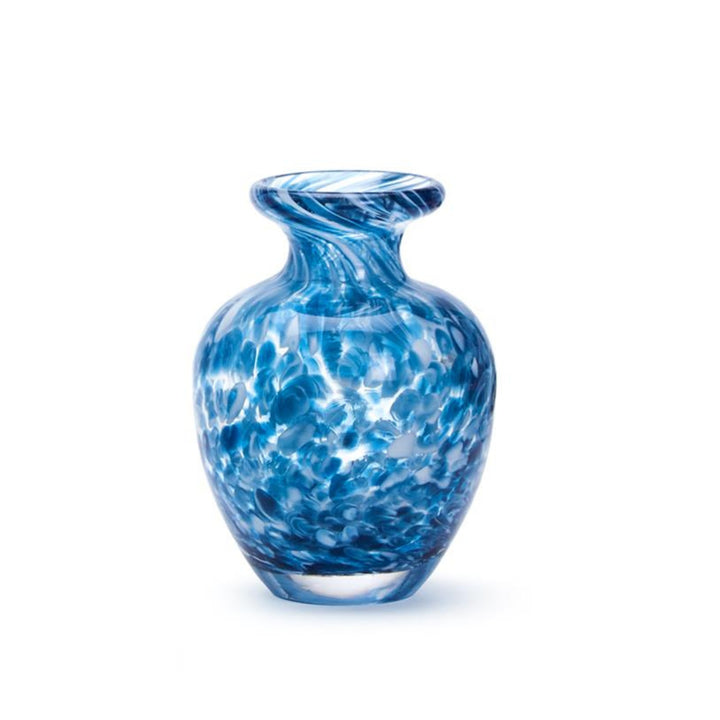 Blue Swirl Glass Bottles