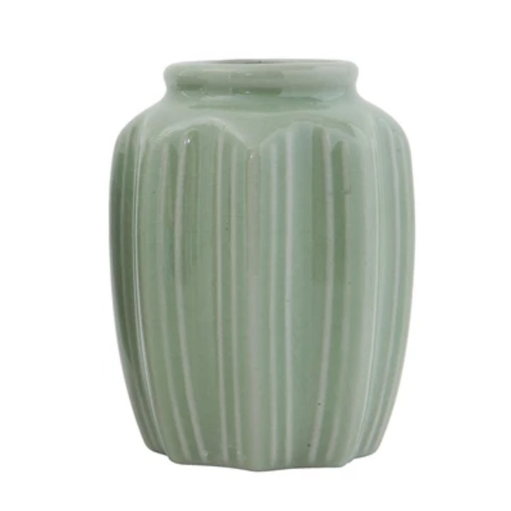Jade Stoneware Vases