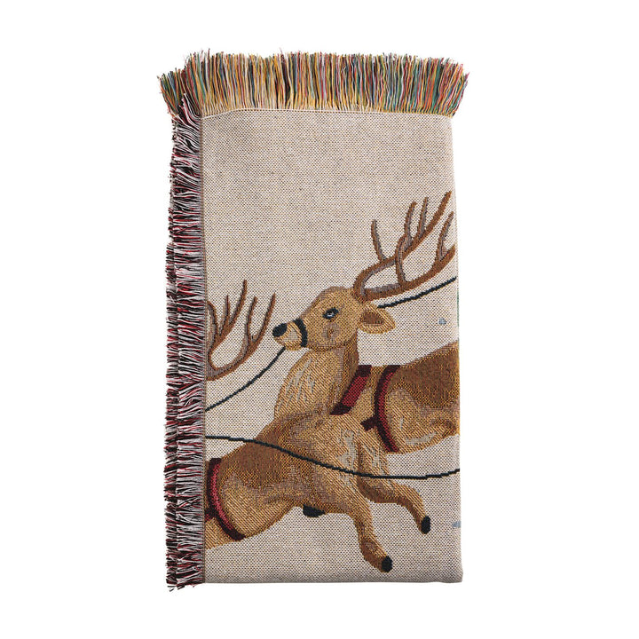 Woven Classic Christmas Jacquard Blanket