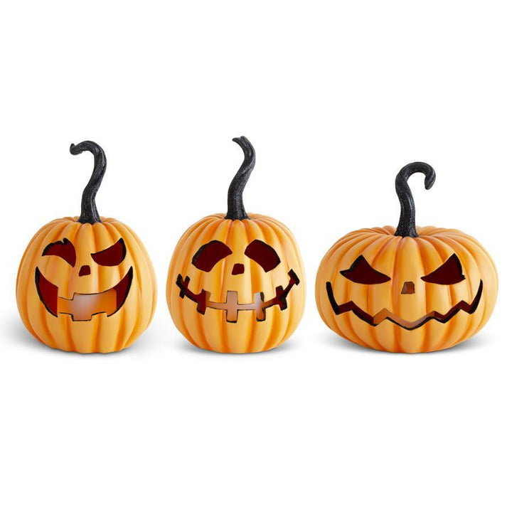 Orange LED Flicker Flame Jack O'Lanterns