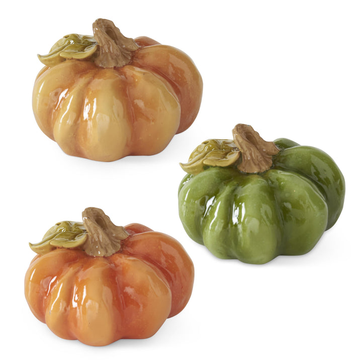 Fall Colored Resin Pumpkins