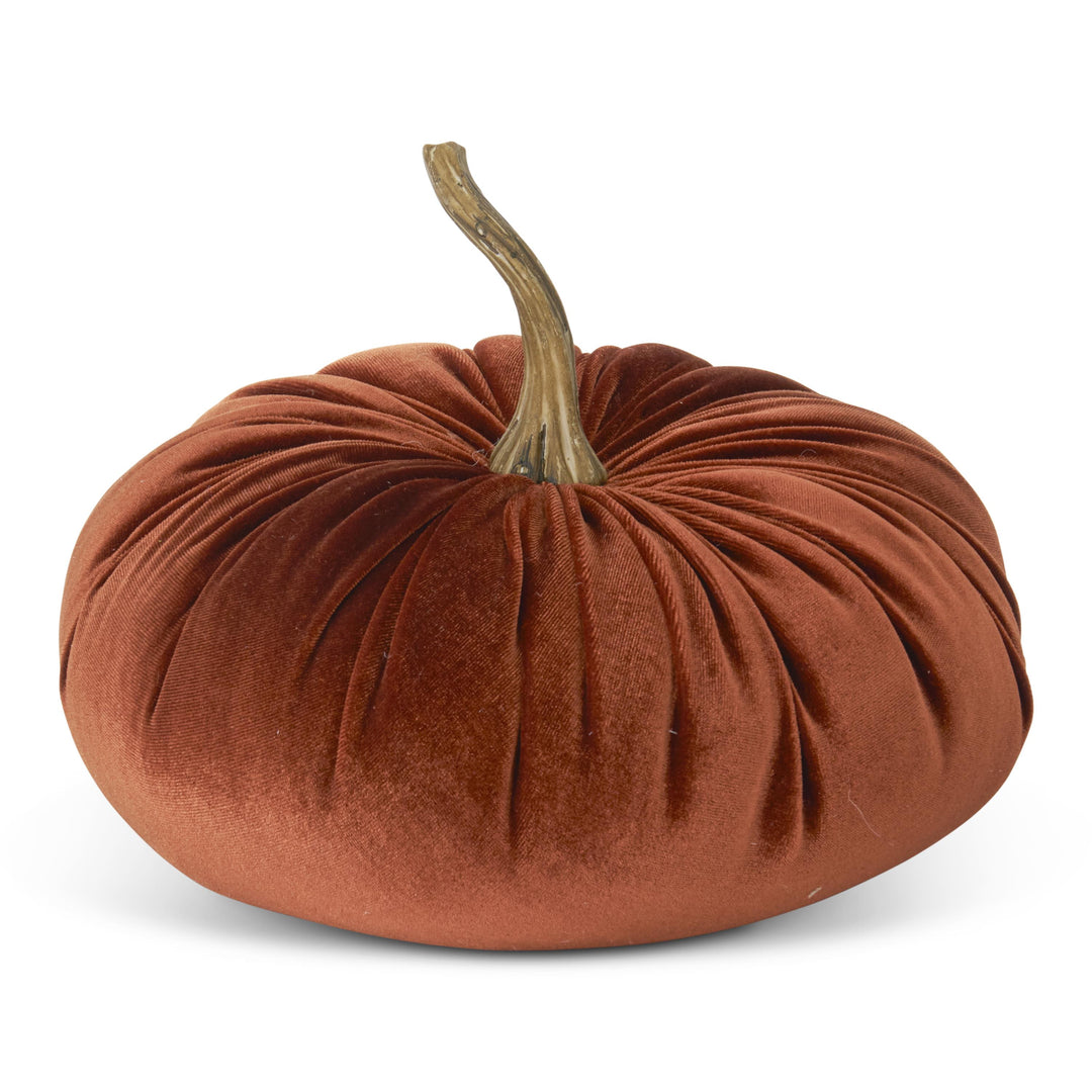 Velvet Stuffed Pumpkin