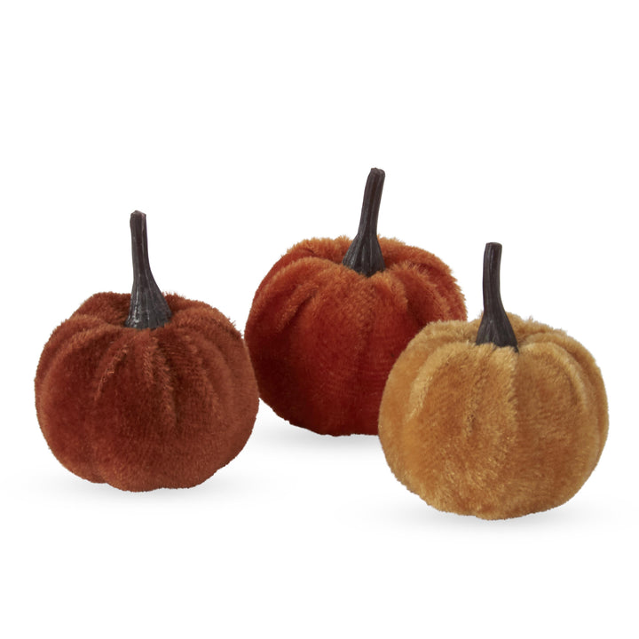 Craft Bag of Mini Brown Orange &amp; Yellow Pumpkins