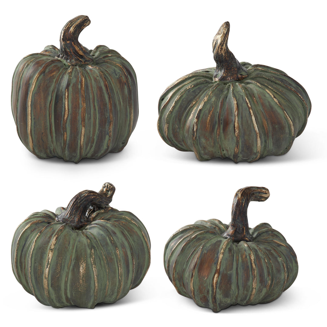 Copper &amp; Bronze Patina Filler Pumpkin