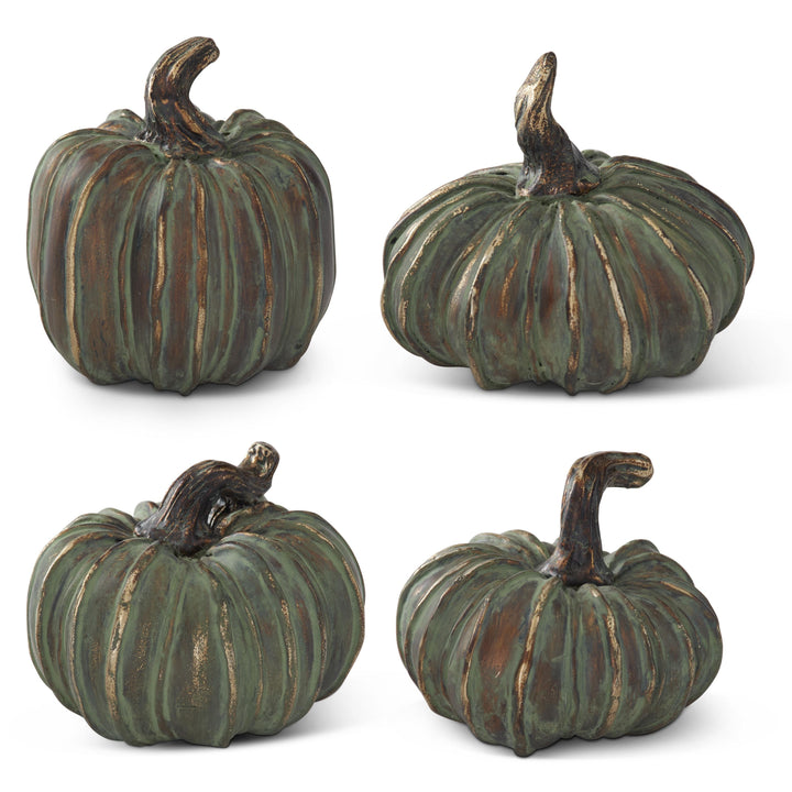 Copper &amp; Bronze Patina Filler Pumpkin