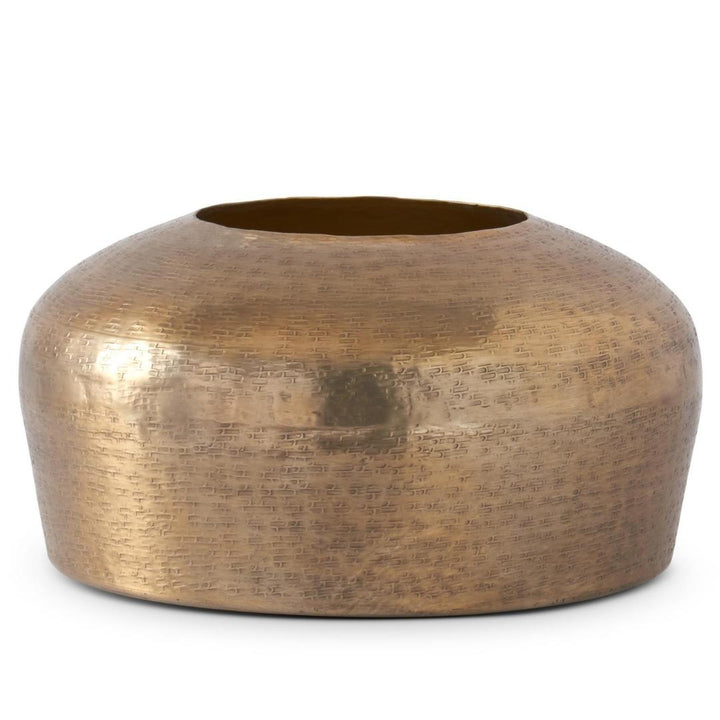 Textured Gold Vases