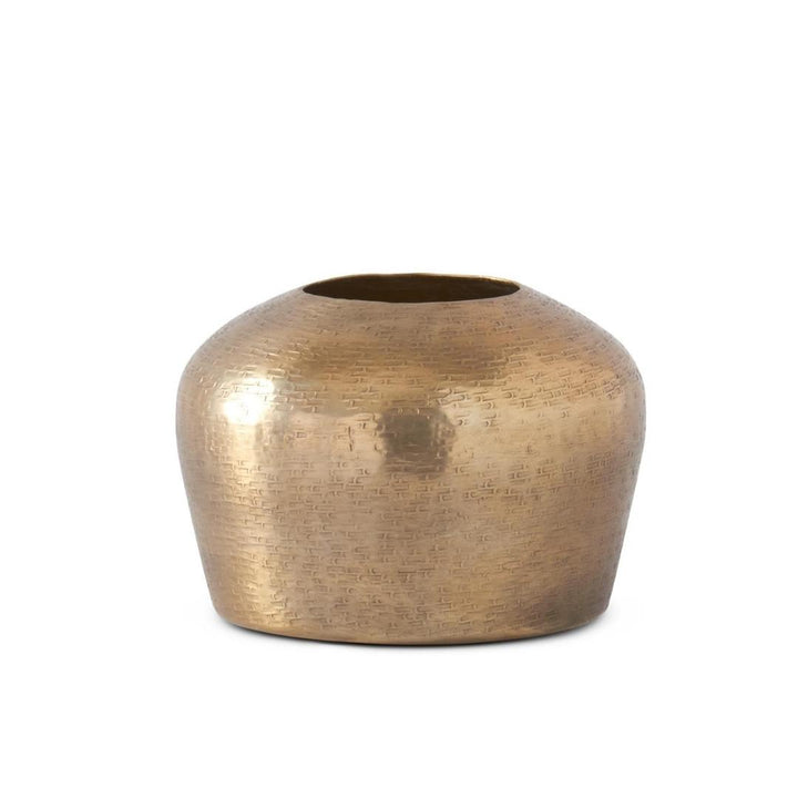 Textured Gold Vases
