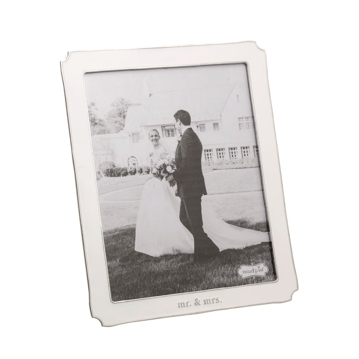 Large Mr. &amp; Mrs. Enamel Frame