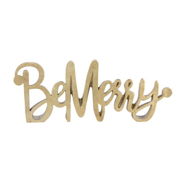 Gold Holiday Shelf Sitters