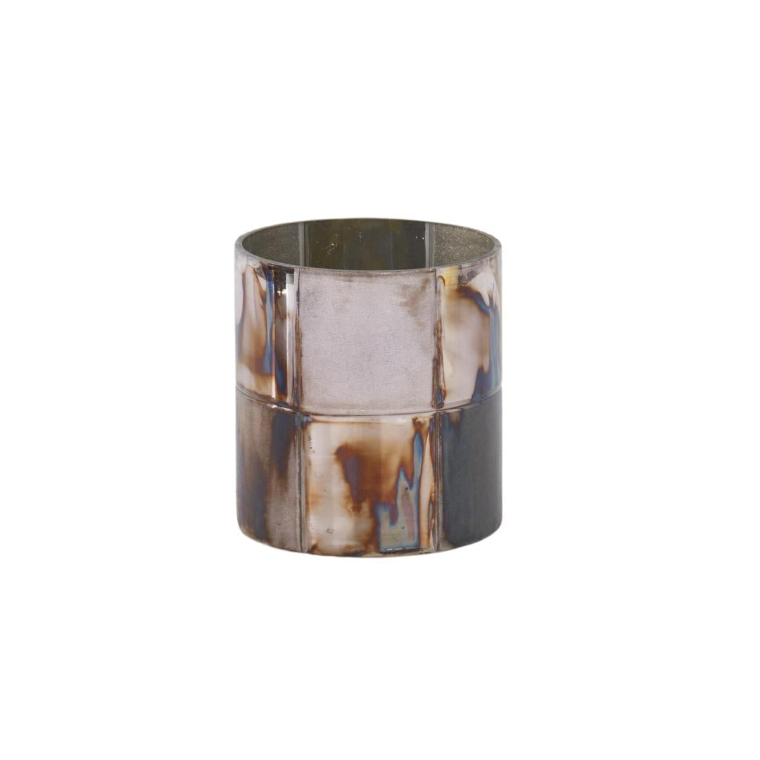 Burgundy Mirrored Votives