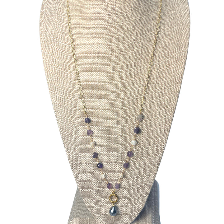 Amethyst and Pearl Necklaces