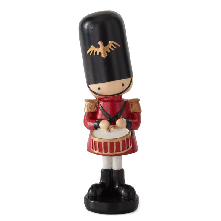 Red & Black Nutcracker with Musical Instrument