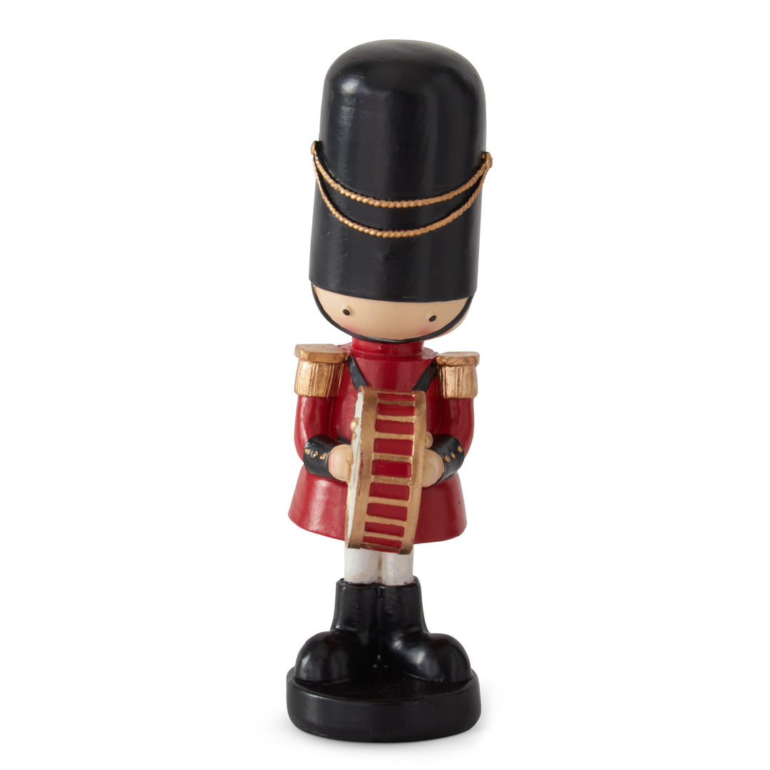 Red & Black Nutcracker with Musical Instrument