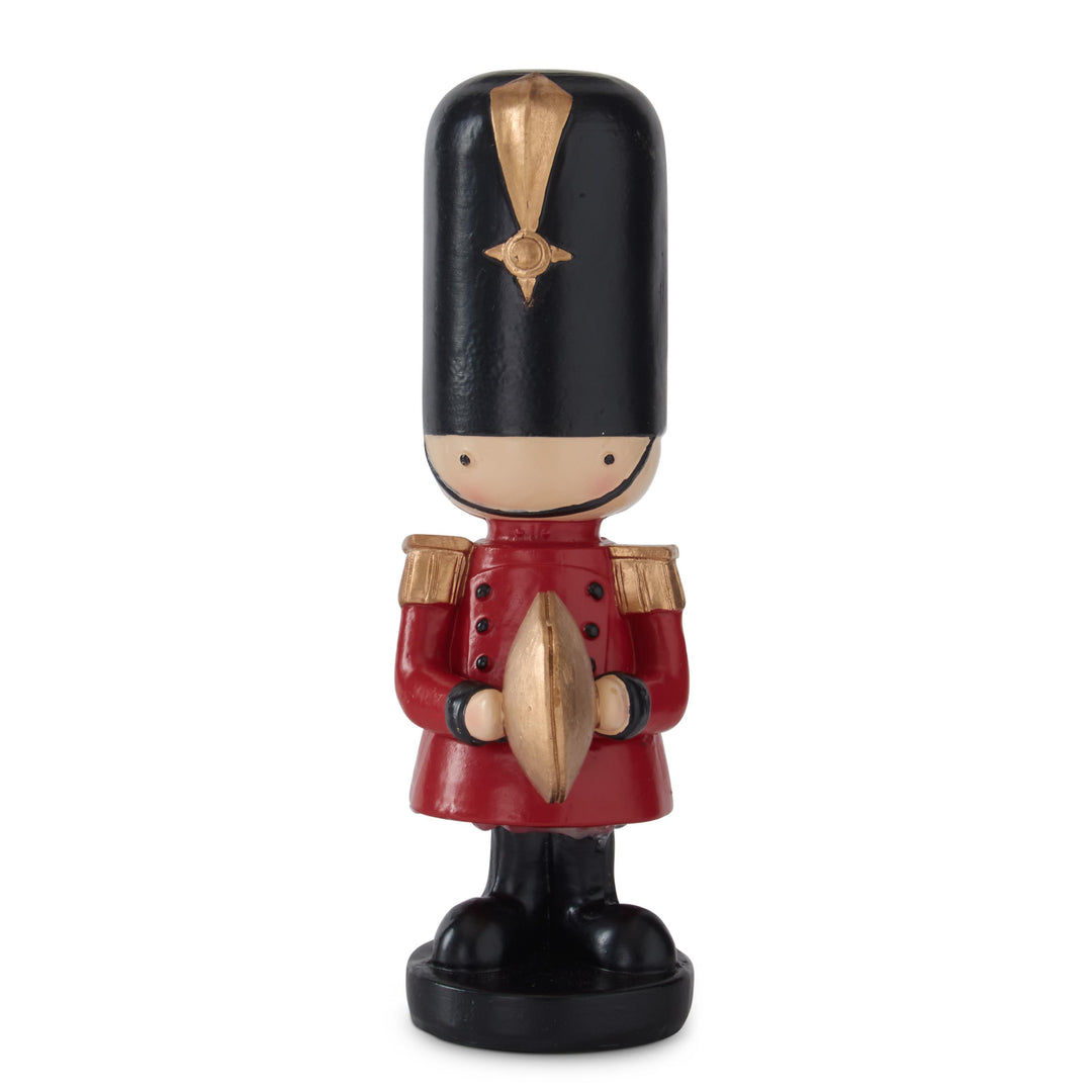 Red & Black Nutcracker with Musical Instrument