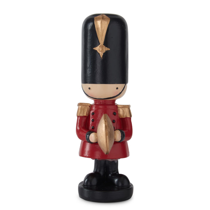 Red & Black Nutcracker with Musical Instrument