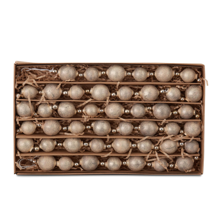 Round Glass Ball Garland