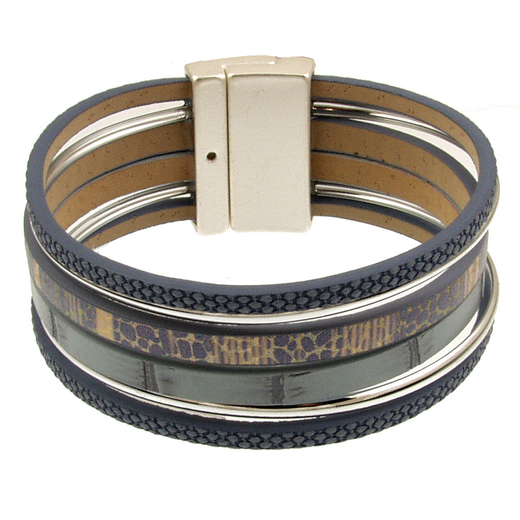 Printed Multi Strand Magnetic Bracelet
