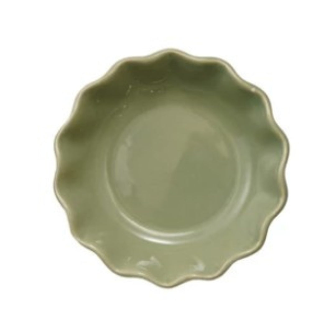 Round Stoneware Scalloped Bowls