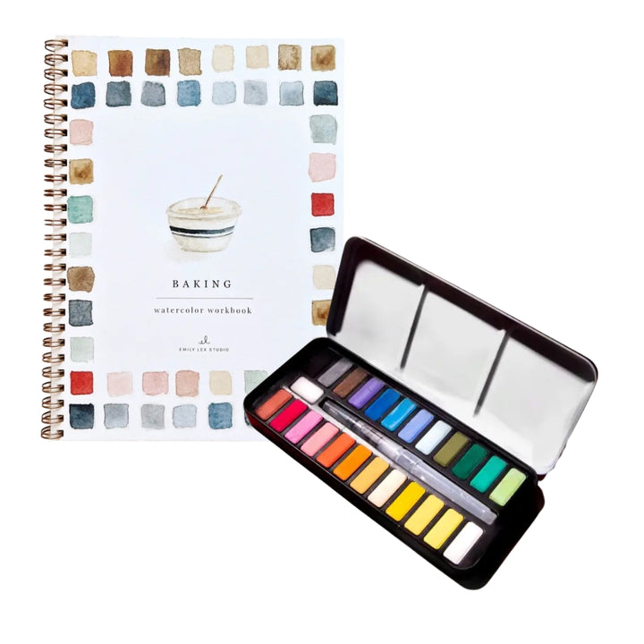 Baking Watercolor Workbook Bundle