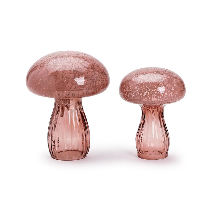 Hand-Crafted Glass Mushrooms