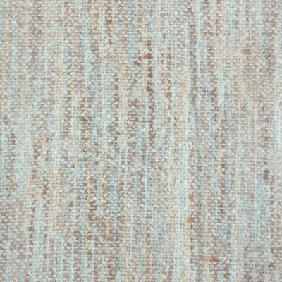 Aqua Faux Mohair Throw