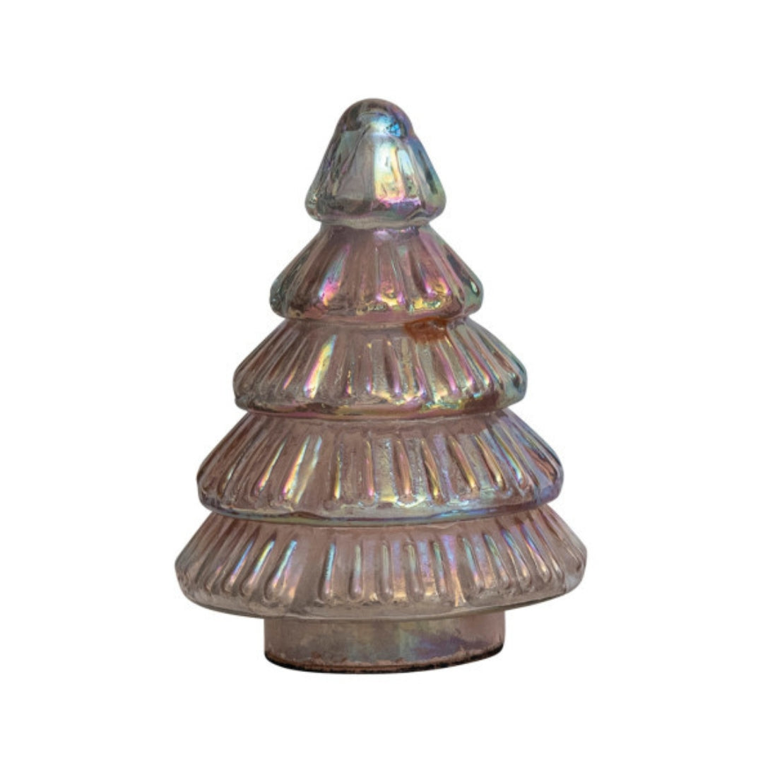 Embossed Mercury Glass Tree